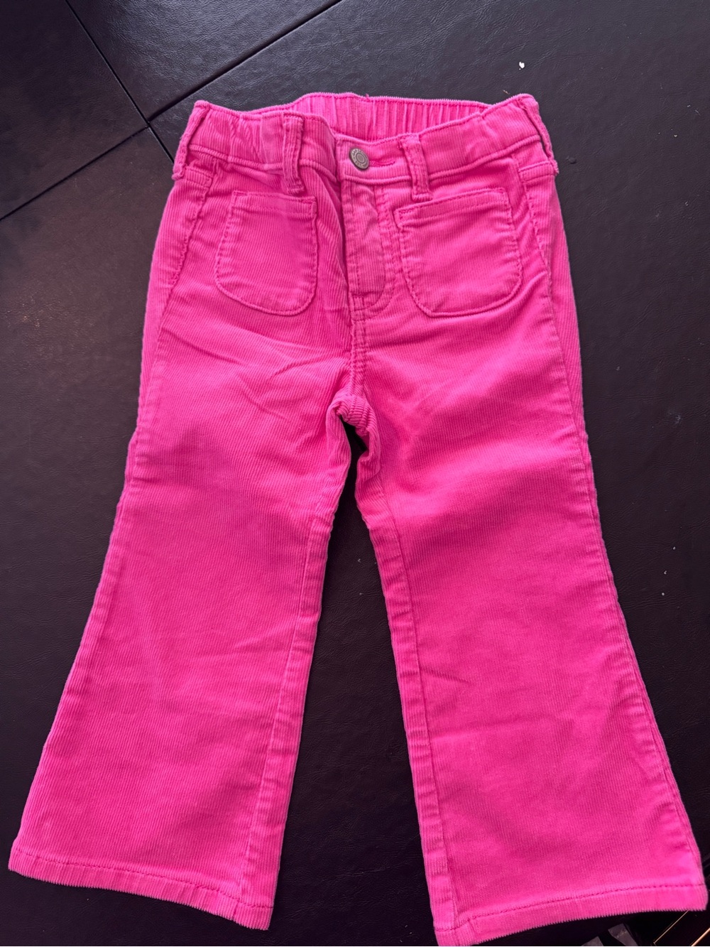 GAP Bright Pink Corduroy Flare Pants